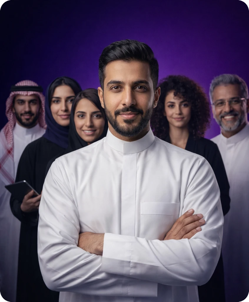 A full team works with you